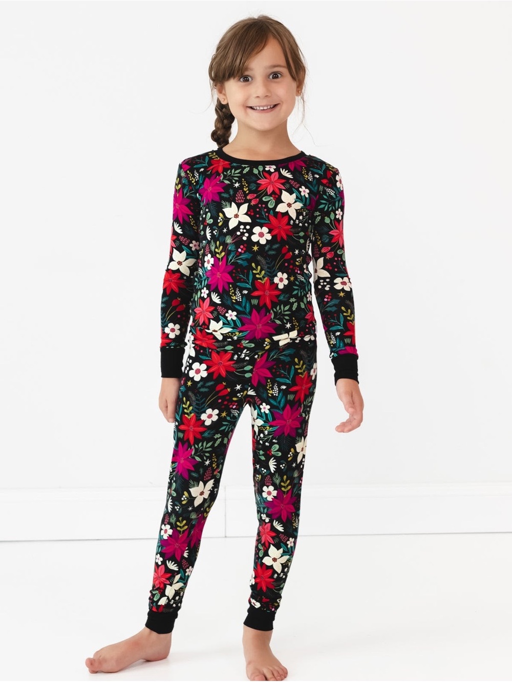 Little Sleepies Berry Merry Two-Piece Pajama Set, Size 2T